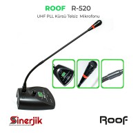 Roof R-520 / UHF PLL Kürsü Telsiz Mikrofon